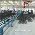 Reinforcing steel cage concrete pile machine